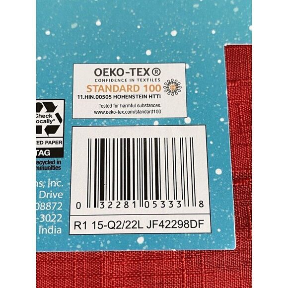 Disney’s Mickey And Minnie Mouse Christmas Red Fabric Shower Curtain 72x72” NEW - Picture 9 of 11